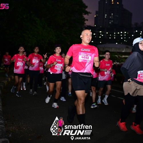 Race photo from SMARTFREN RUN 2026