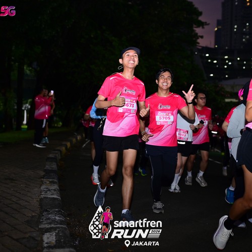 Race photo from SMARTFREN RUN 2026