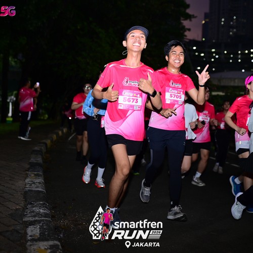 Race photo from SMARTFREN RUN 2026