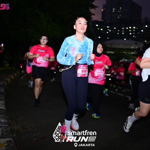 Race photo from SMARTFREN RUN 2026