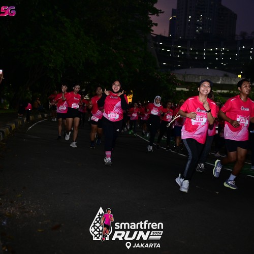 Race photo from SMARTFREN RUN 2026