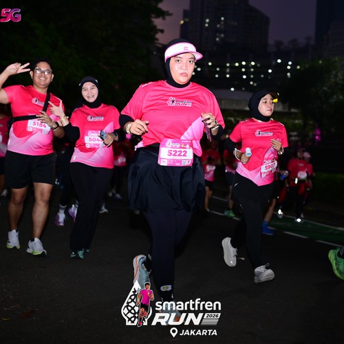 Race photo from SMARTFREN RUN 2026