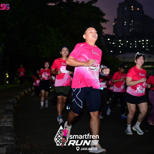 Race photo from SMARTFREN RUN 2026