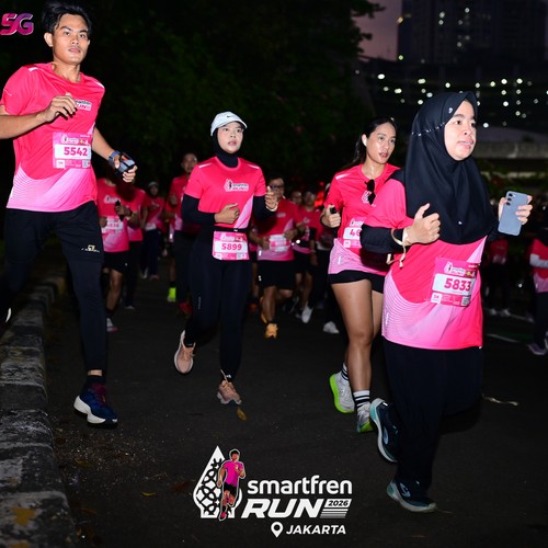 Race photo from SMARTFREN RUN 2026