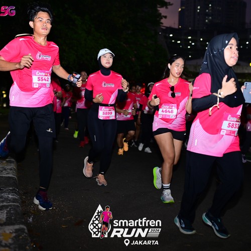 Race photo from SMARTFREN RUN 2026