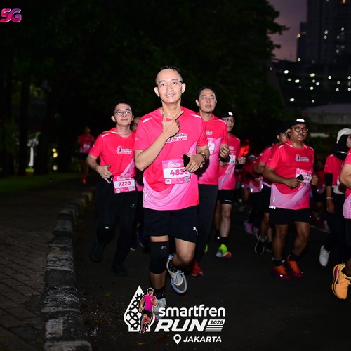 Race photo from SMARTFREN RUN 2026