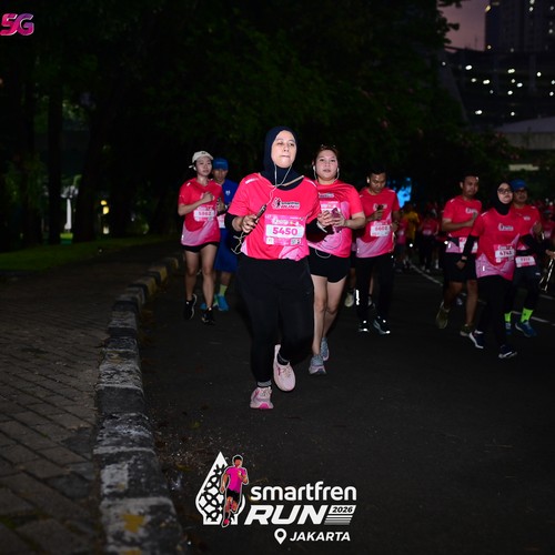 Race photo from SMARTFREN RUN 2026