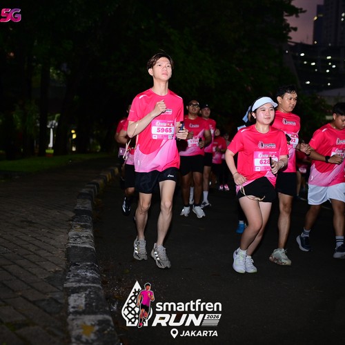 Race photo from SMARTFREN RUN 2026
