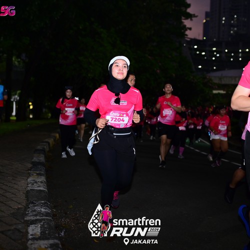 Race photo from SMARTFREN RUN 2026