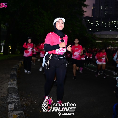 Race photo from SMARTFREN RUN 2026