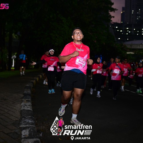 Race photo from SMARTFREN RUN 2026