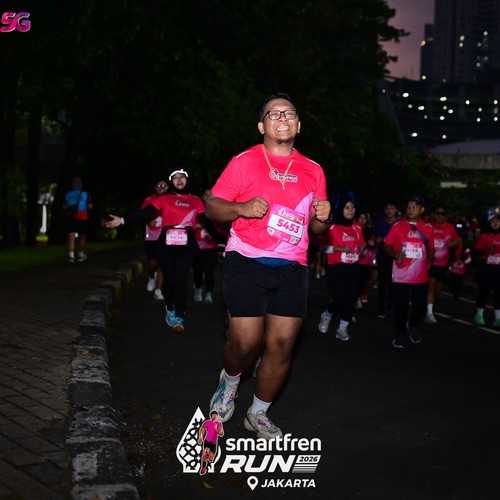 Race photo from SMARTFREN RUN 2026