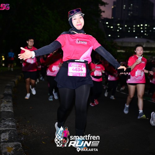 Race photo from SMARTFREN RUN 2026