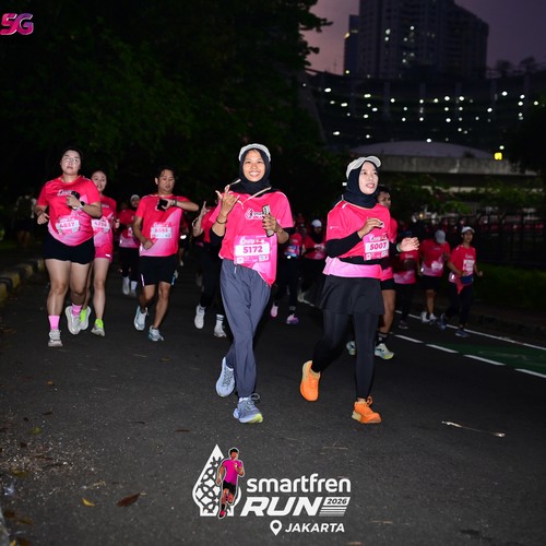 Race photo from SMARTFREN RUN 2026