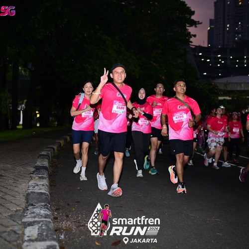 Race photo from SMARTFREN RUN 2026