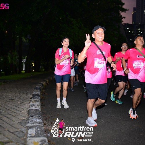 Race photo from SMARTFREN RUN 2026