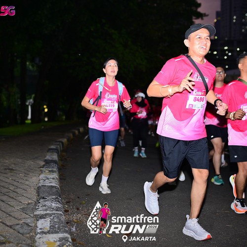 Race photo from SMARTFREN RUN 2026