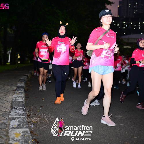 Race photo from SMARTFREN RUN 2026