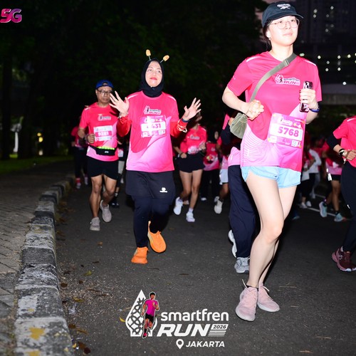 Race photo from SMARTFREN RUN 2026