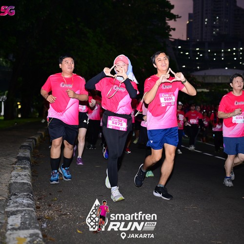 Race photo from SMARTFREN RUN 2026