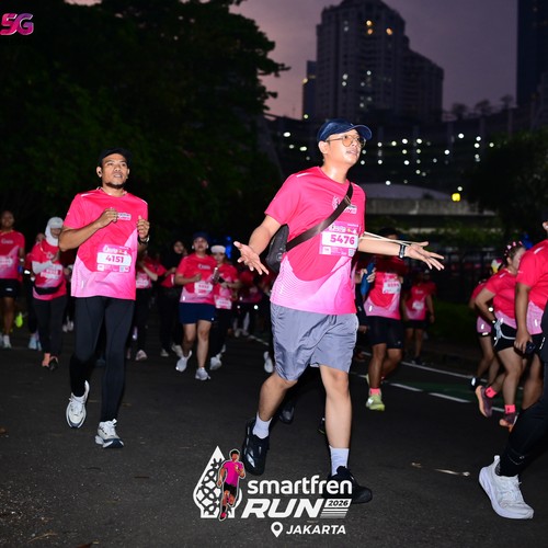 Race photo from SMARTFREN RUN 2026