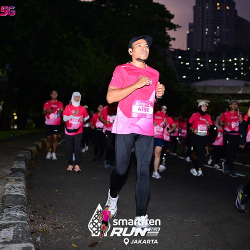 Race photo from SMARTFREN RUN 2026