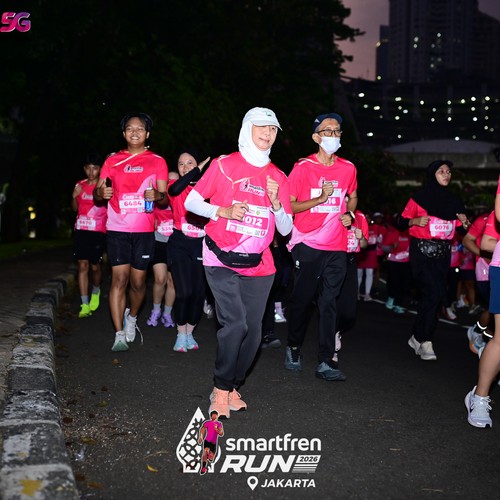 Race photo from SMARTFREN RUN 2026