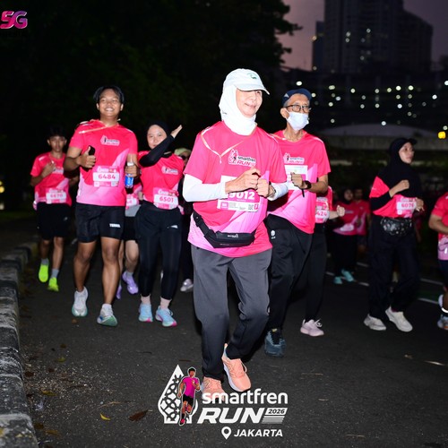 Race photo from SMARTFREN RUN 2026