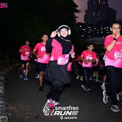 Race photo from SMARTFREN RUN 2026