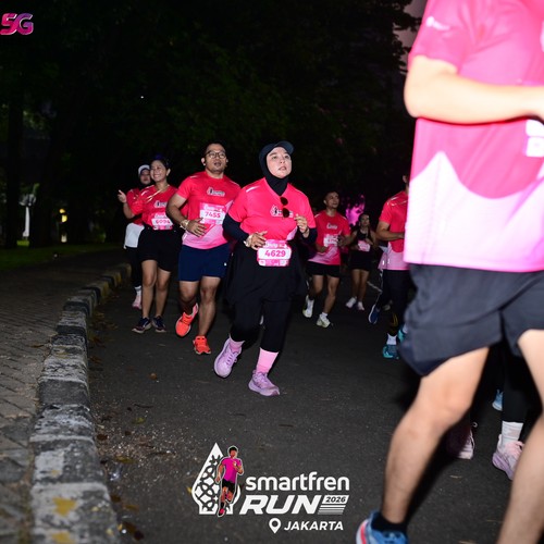 Race photo from SMARTFREN RUN 2026