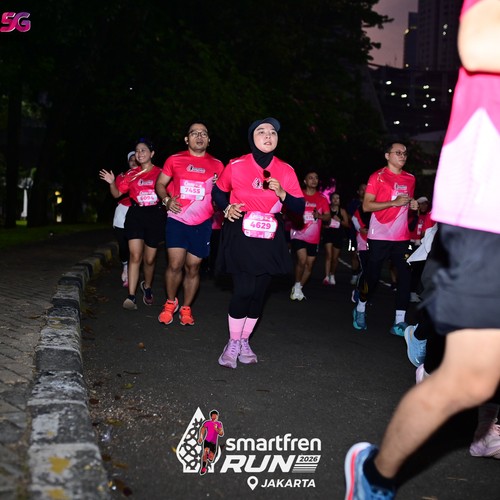 Race photo from SMARTFREN RUN 2026