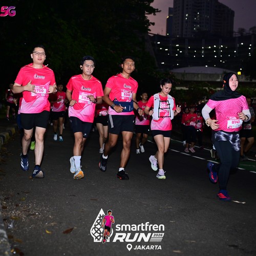Race photo from SMARTFREN RUN 2026
