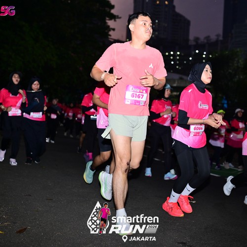 Race photo from SMARTFREN RUN 2026