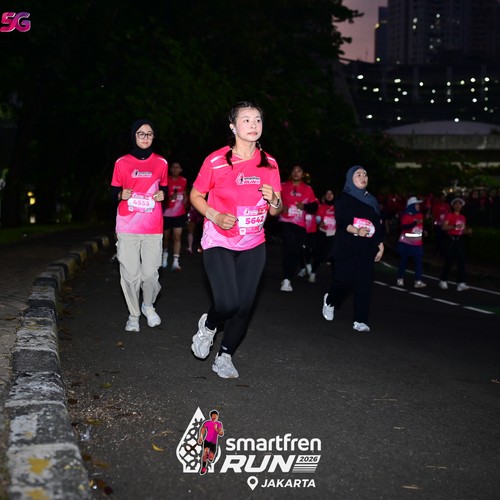 Race photo from SMARTFREN RUN 2026