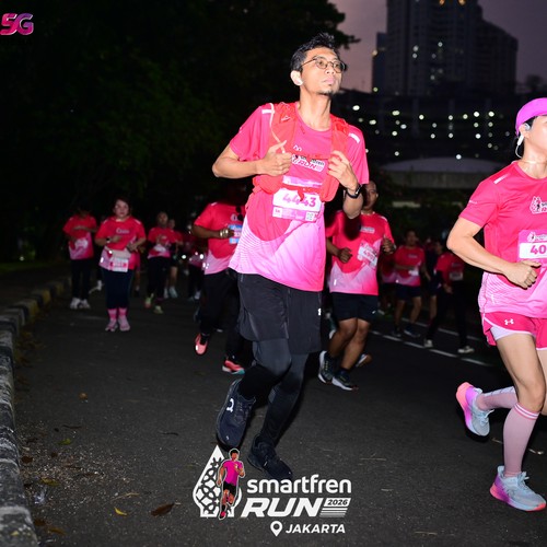 Race photo from SMARTFREN RUN 2026