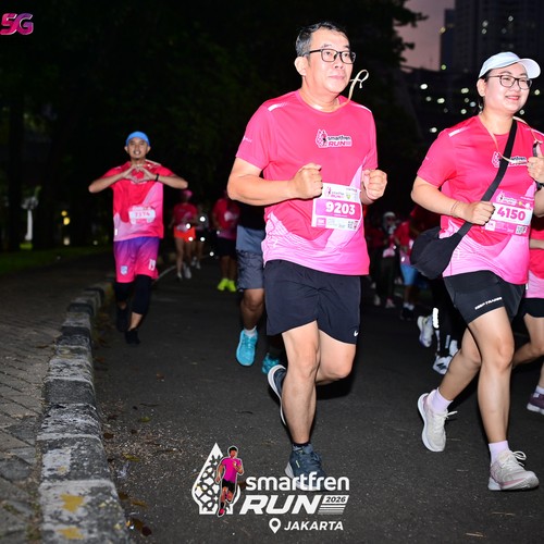 Race photo from SMARTFREN RUN 2026