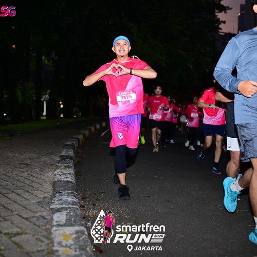 Race photo from SMARTFREN RUN 2026