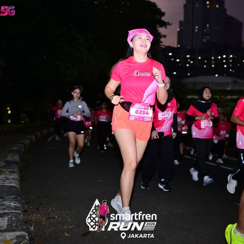 Race photo from SMARTFREN RUN 2026