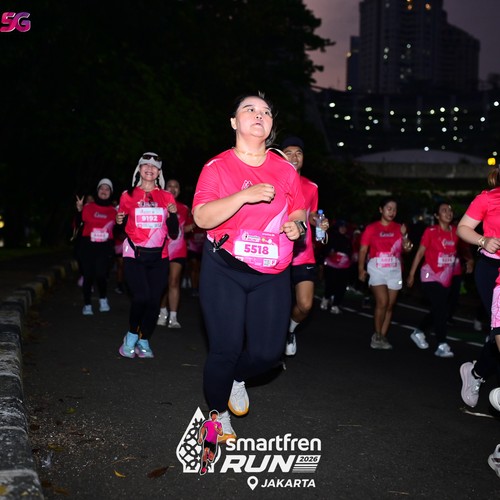 Race photo from SMARTFREN RUN 2026