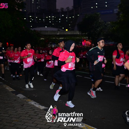 Race photo from SMARTFREN RUN 2026