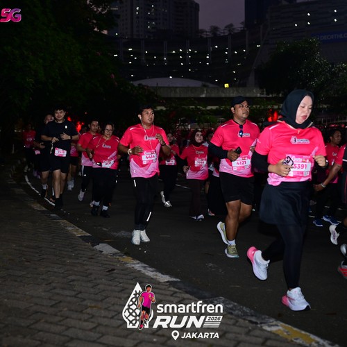 Race photo from SMARTFREN RUN 2026