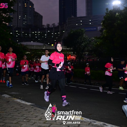 Race photo from SMARTFREN RUN 2026