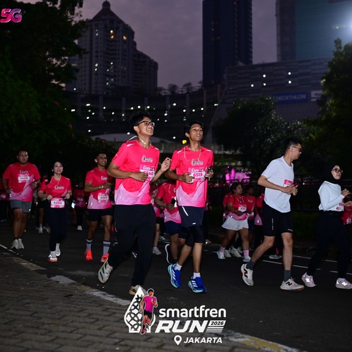 Race photo from SMARTFREN RUN 2026