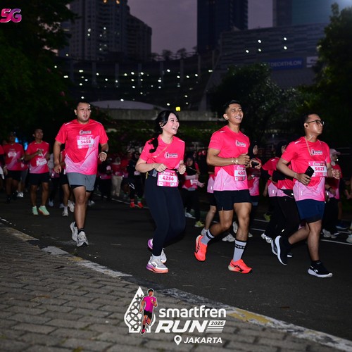 Race photo from SMARTFREN RUN 2026