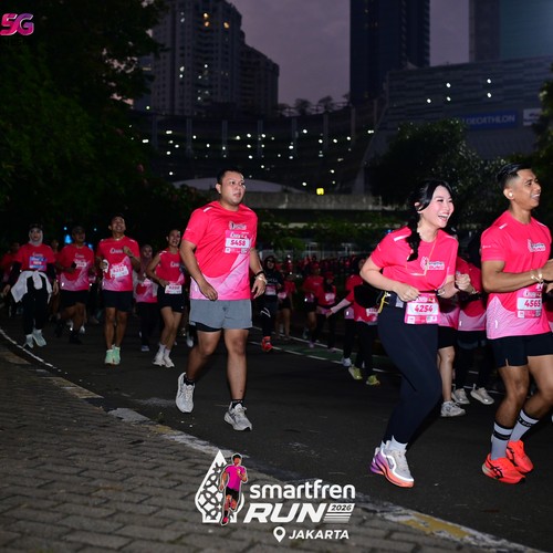 Race photo from SMARTFREN RUN 2026