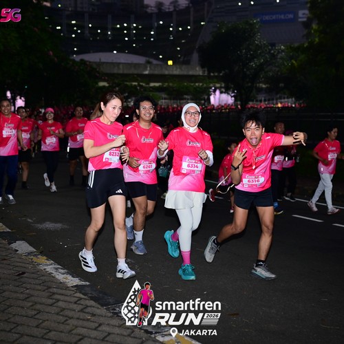 Race photo from SMARTFREN RUN 2026