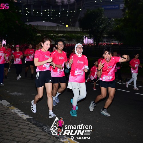 Race photo from SMARTFREN RUN 2026