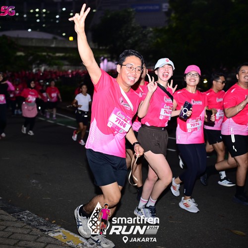 Race photo from SMARTFREN RUN 2026