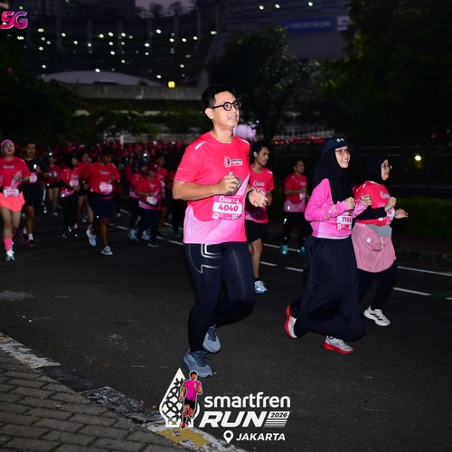 Race photo from SMARTFREN RUN 2026