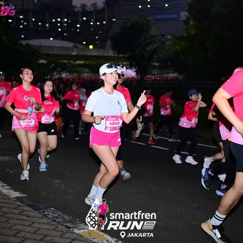 Race photo from SMARTFREN RUN 2026